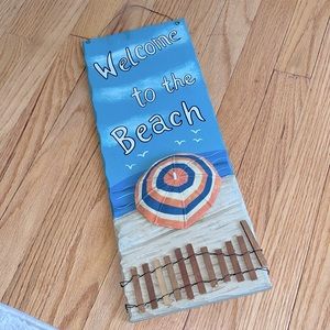 Cute Hanging beach sign